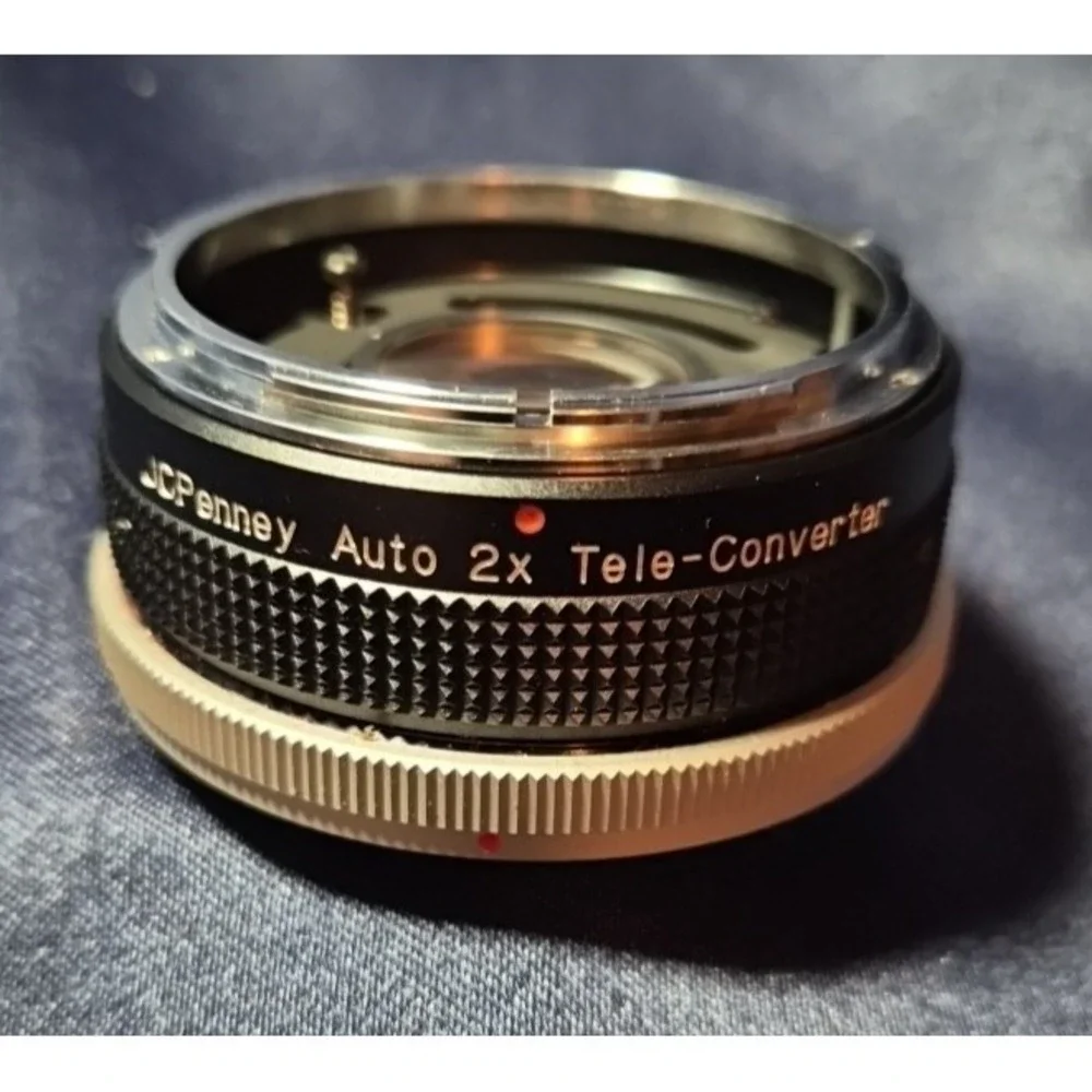 JCPenny Auto 2x Tele Converter Lens Extender Canon FD Mount Cameras #35047